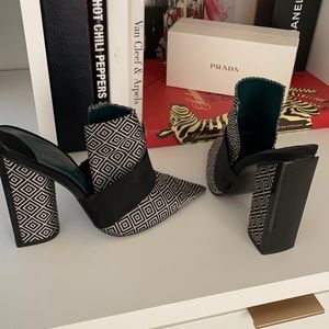 Rare Christian Siriano Mules sample
